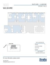 9665 Wilshire Blvd, Beverly Hills, CA à louer Plan d’étage– Image 1 sur 1