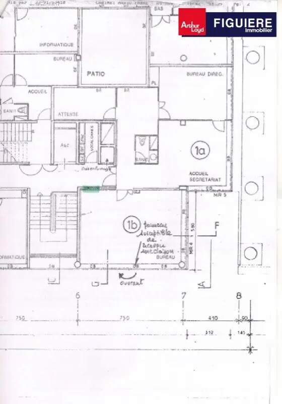 9 Bis Place John Rewald, Aix-en-Provence à louer Plan d’étage– Image 1 sur 6