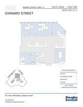 21650 Oxnard St, Woodland Hills, CA à louer Plan d’étage– Image 2 sur 2