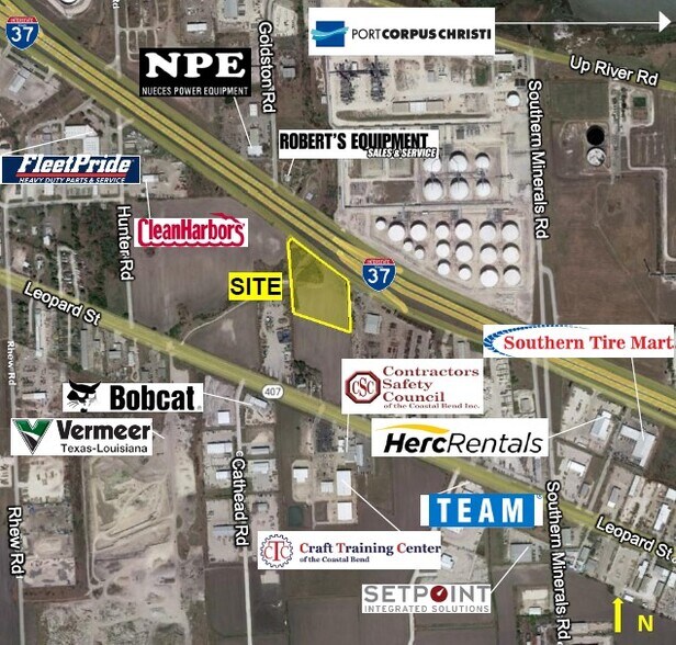 IH-37, 6.312 Acres, Corpus Christi, TX à vendre - Aérien – Image 2 sur 2