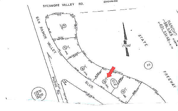 780 San Ramon Valley Blvd, Danville, CA à vendre - Plan cadastral – Image 3 sur 10