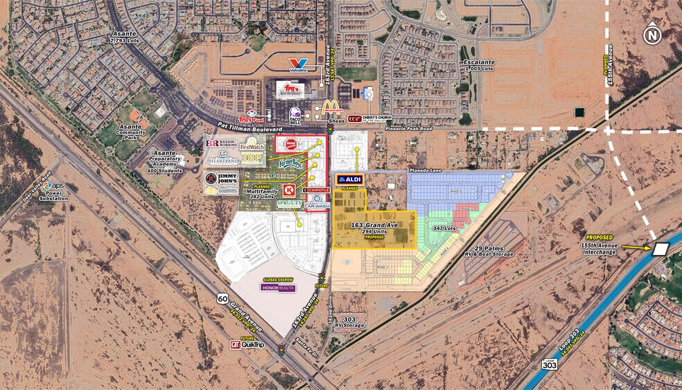 SWC Pat Tillman & 163rd Ave, Surprise, AZ à louer - Photo de l’immeuble – Image 2 sur 4