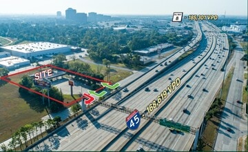 12894 North Fwy, Houston, TX - VUE AÉRIENNE  vue de carte - Image1