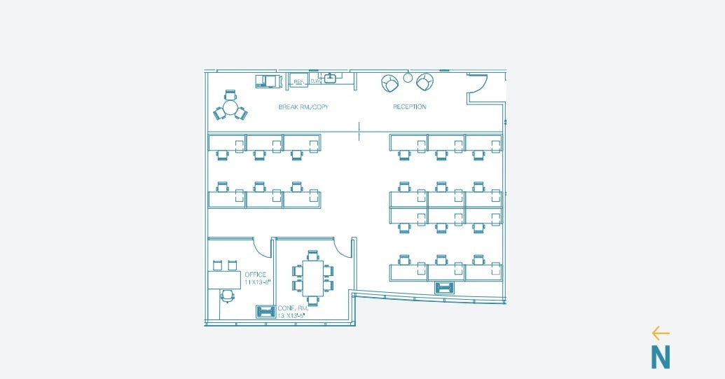 2100 Powell St, Emeryville, CA à louer Plan d’étage– Image 1 sur 1