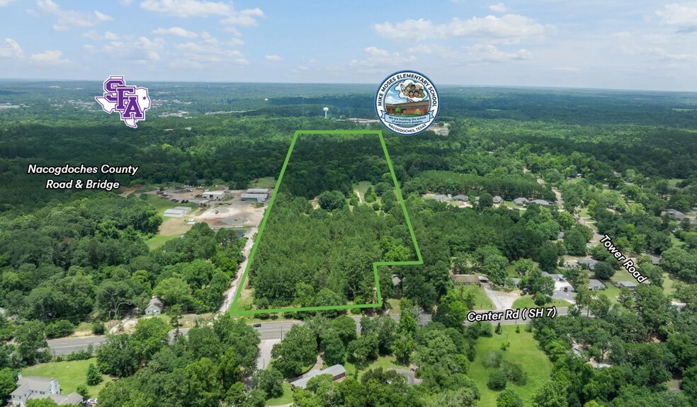 2823 Center Rd, Nacogdoches, TX à vendre - Aérien – Image 1 sur 12