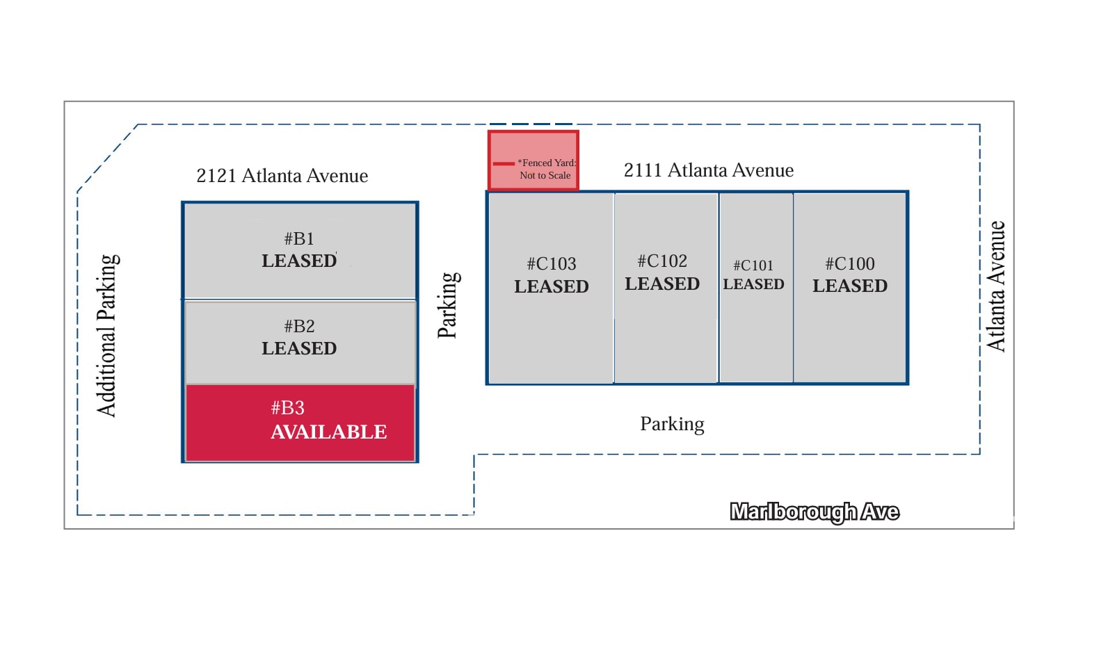 2121 Atlanta Ave, Riverside, CA à louer Plan de site– Image 1 sur 1