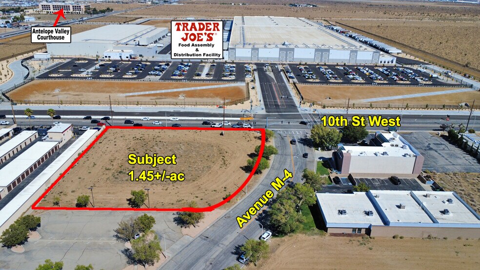 NWC 10th Street W & Avenue M-4, Palmdale, CA à vendre - Aérien – Image 1 sur 5