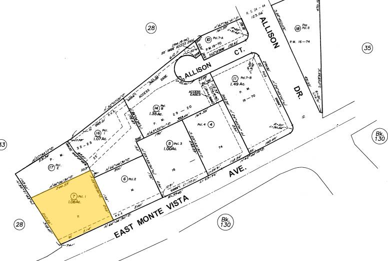 1307 E Monte Vista Ave, Vacaville, CA à vendre - Plan cadastral – Image 2 sur 4