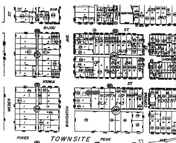 25 N Wahsatch Ave, Colorado Springs, CO à louer - Plan cadastral – Image 2 sur 3