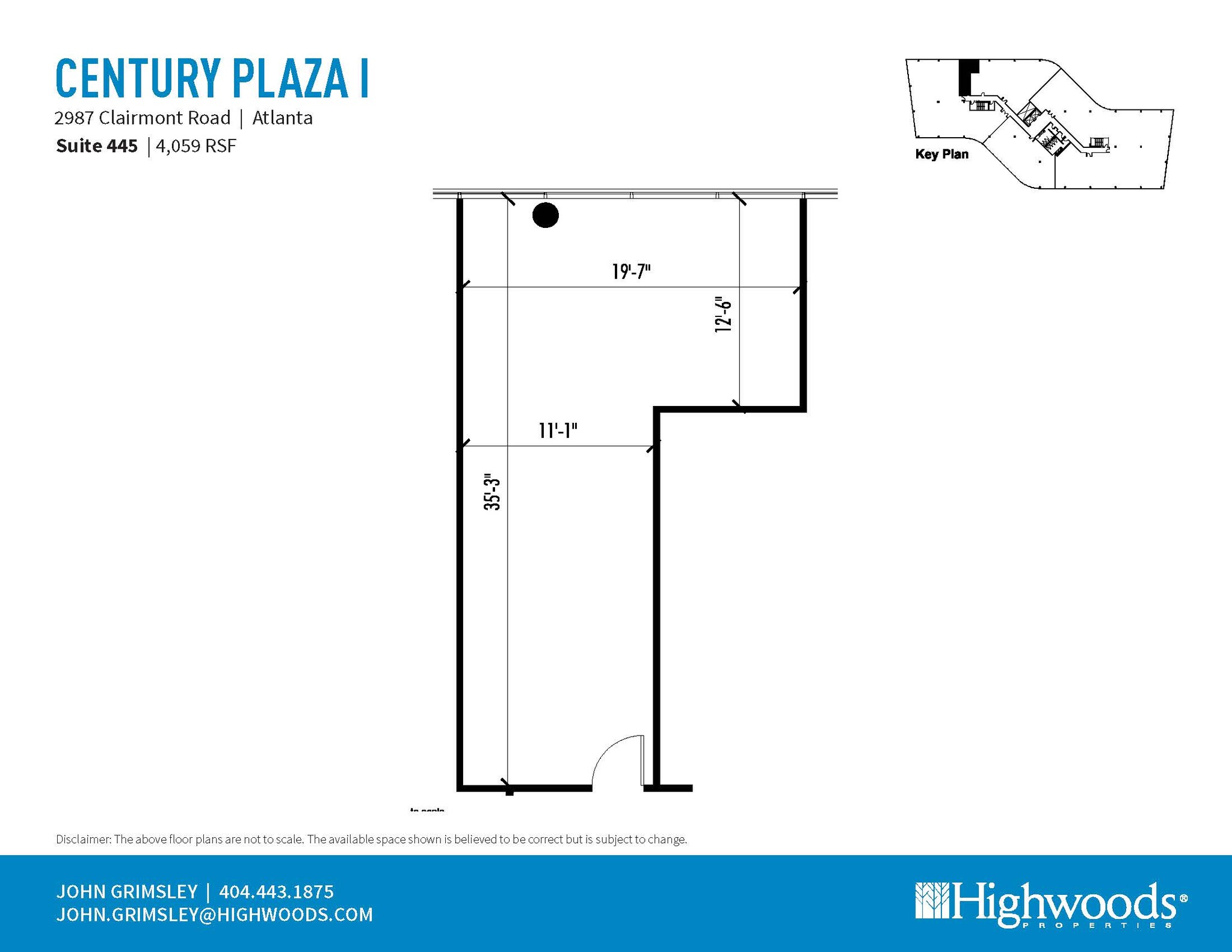 2987 Clairmont Rd NE, Atlanta, GA à louer Plan d’étage– Image 1 sur 1