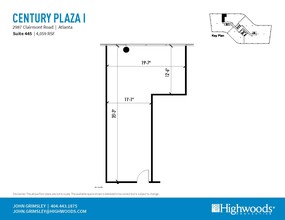 2987 Clairmont Rd NE, Atlanta, GA à louer Plan d’étage– Image 1 sur 1