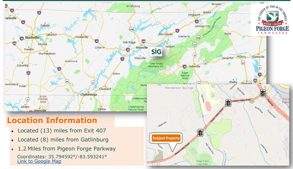 739 Wears Valley Rd, Sevierville, TN à vendre - Photo de l’immeuble – Image 2 sur 12