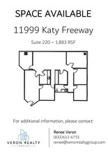 11999 Katy Fwy, Houston, TX à louer Plan d’étage– Image 1 sur 1