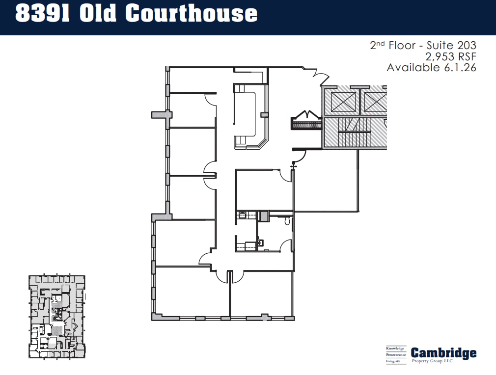 8391 Old Courthouse Rd, Vienna, VA à louer Plan d’étage– Image 1 sur 1