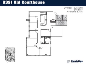 8391 Old Courthouse Rd, Vienna, VA à louer Plan d’étage– Image 1 sur 1