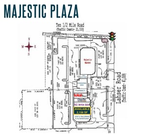 Plus de détails pour 25843-25877 Lahser Rd, Southfield, MI - Local commercial à louer