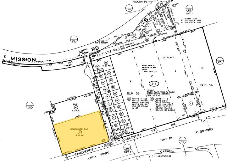 330 Rancheros Dr, San Marcos, CA à louer - Plan cadastral – Image 2 sur 70