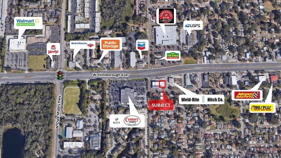 3220 W Hillsborough Ave, Tampa, FL à louer - Aérien – Image 1 sur 3