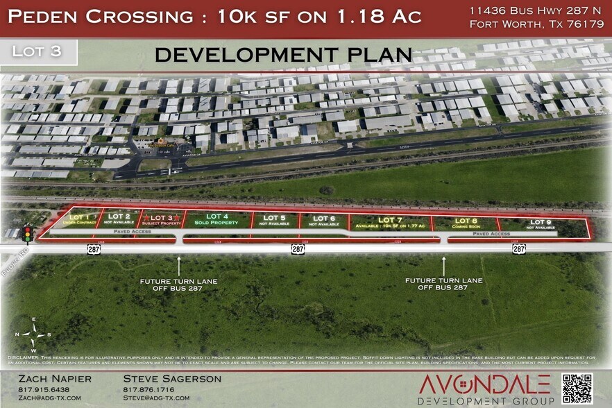 2701 Peden Rd, Fort Worth, TX à vendre - Plan cadastral – Image 3 sur 11