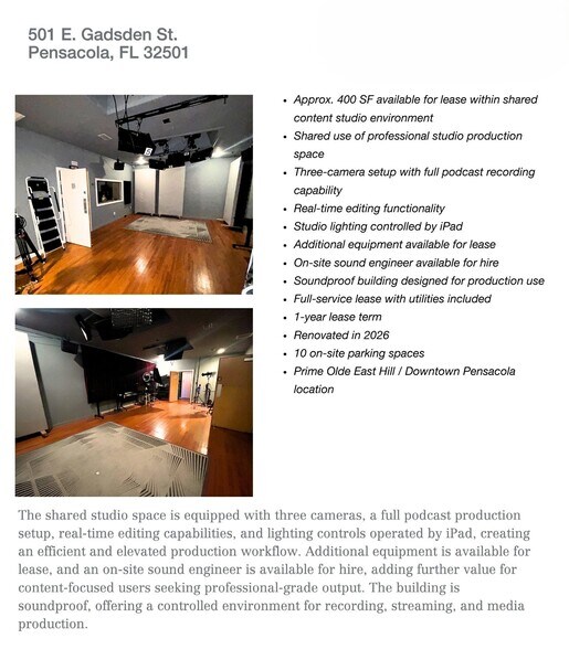 501 E Gadsden St, Pensacola, FL à louer - Photo de l’immeuble – Image 2 sur 7