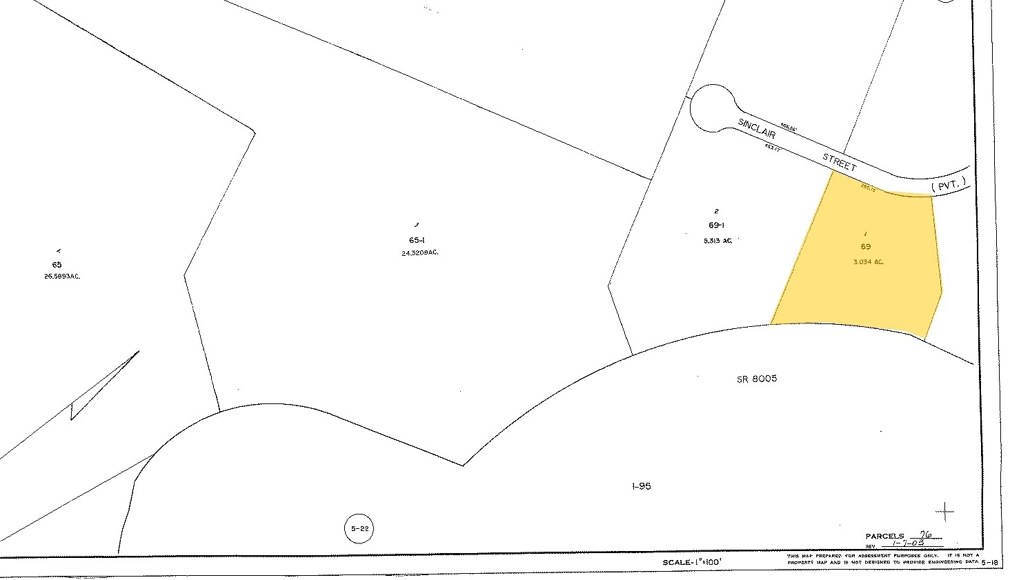 311 Sinclair Rd, Bristol, PA à louer Plan cadastral– Image 1 sur 4