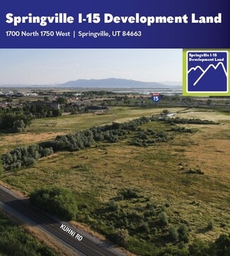Plus de détails pour 1700 1750 w, Springville, UT - Terrain à vendre