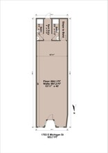 1701 E Michigan St, Indianapolis, IN à louer Plan de site– Image 1 sur 1