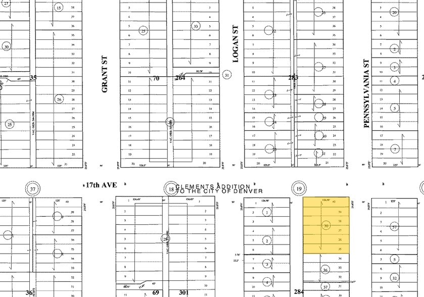 450 E 17th Ave, Denver, CO à vendre - Plan cadastral – Image 3 sur 31