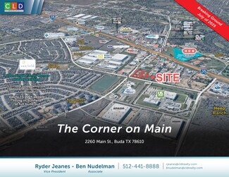 Plus de détails pour The Corner on Main, Buda, TX - Local commercial à louer