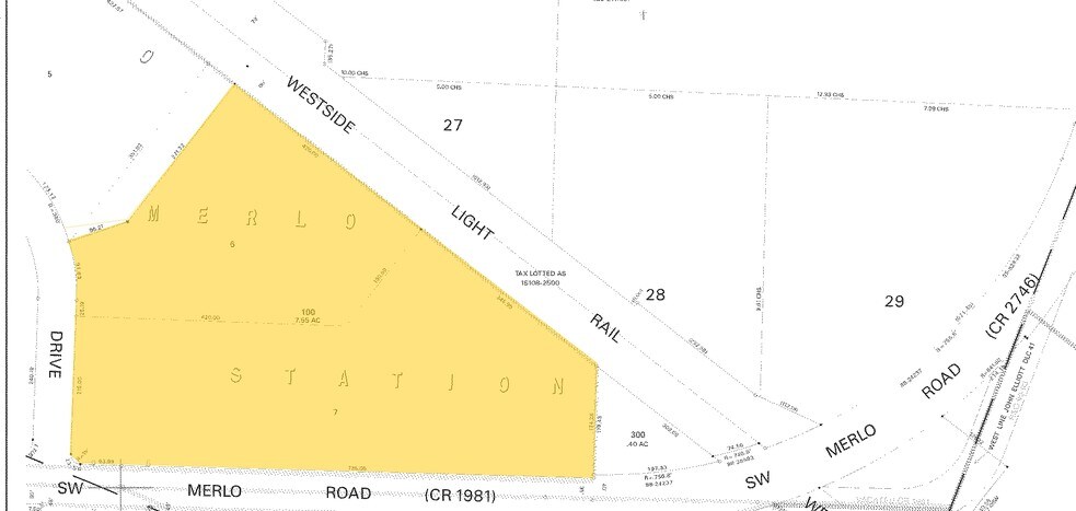 1880 SW Merlo Dr, Beaverton, OR à louer - Plan cadastral – Image 3 sur 3