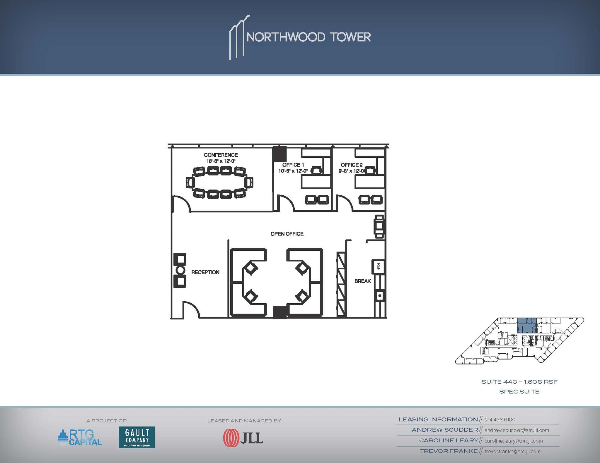 5757 Alpha Rd, Dallas, TX à louer Plan d’étage– Image 1 sur 1