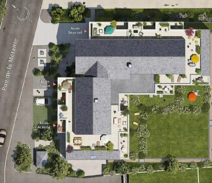 Local commercial dans La Chapelle-des-Fougeretz à vendre - Plan de site – Image 2 sur 3