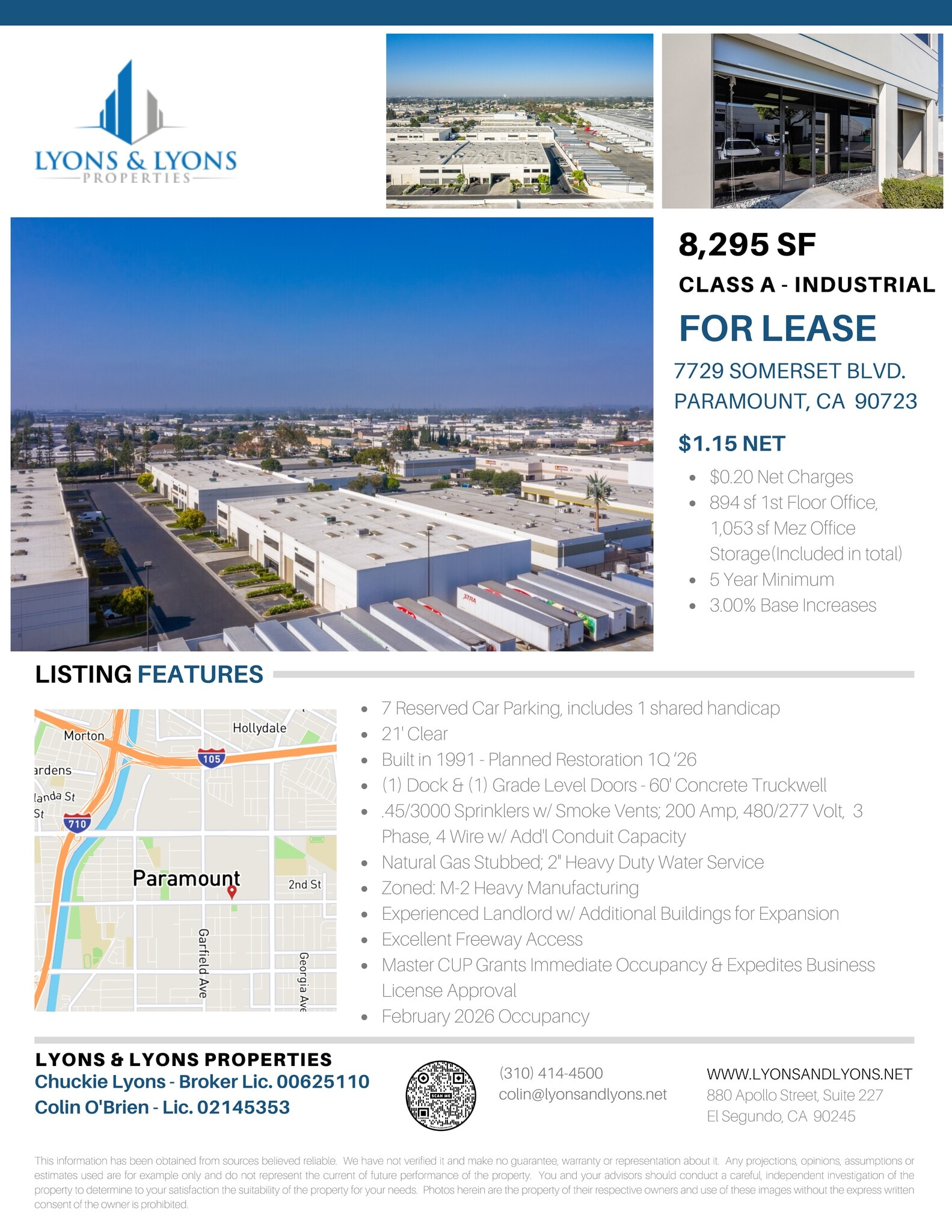 7617-7621 Somerset Blvd, Paramount, CA à louer Plan de site– Image 1 sur 1