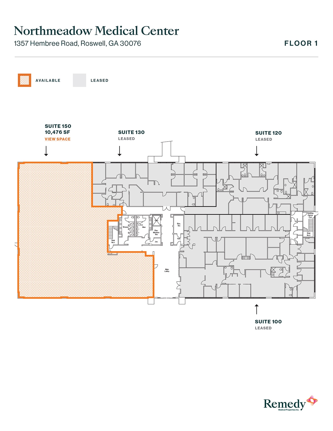 1357 Hembree Rd, Roswell, GA à louer Plan d’étage– Image 1 sur 1