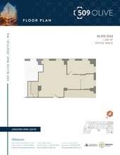509 Olive Way, Seattle, WA à louer Plan de site– Image 2 sur 2