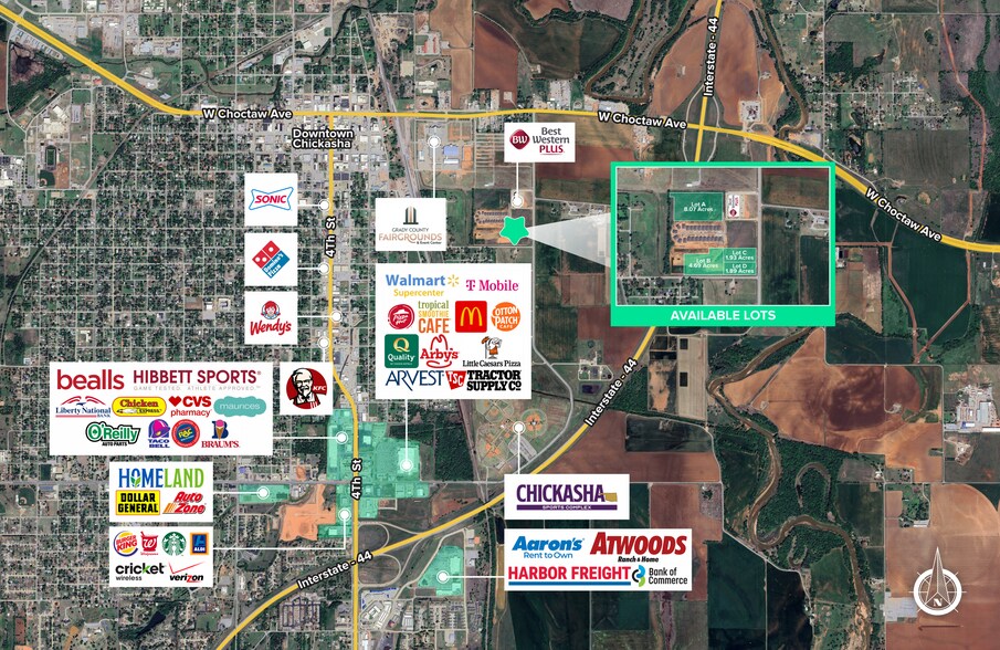 Ada Sipuel Ave & Grand Ave, Chickasha, OK à vendre - Photo principale – Image 1 sur 3