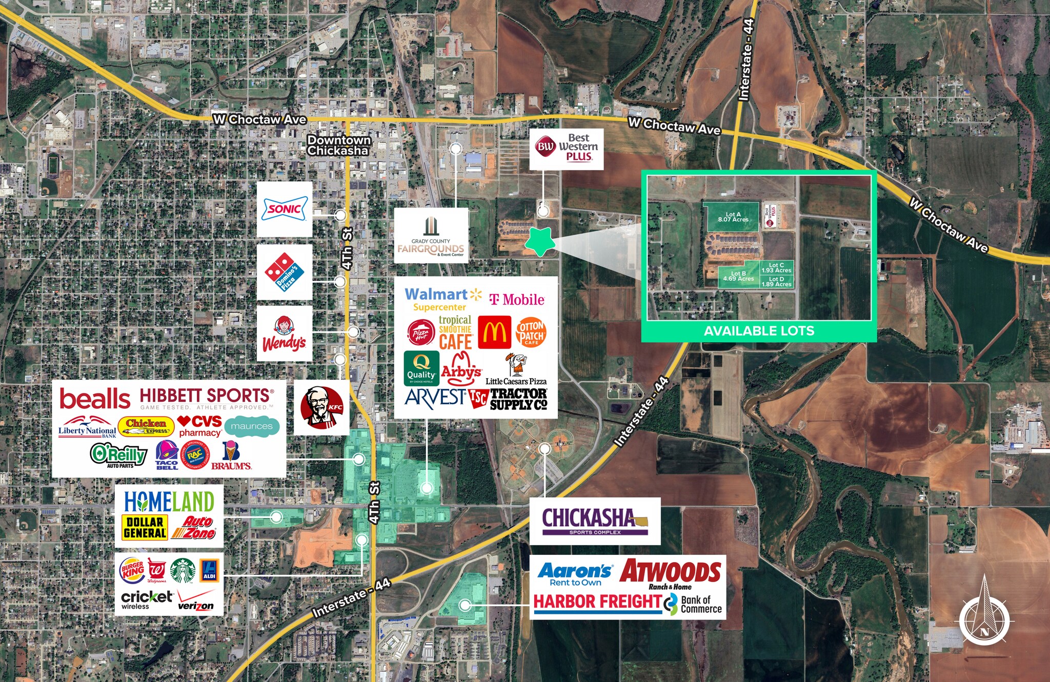 Ada Sipuel Ave & Grand Ave, Chickasha, OK à vendre Photo principale– Image 1 sur 4