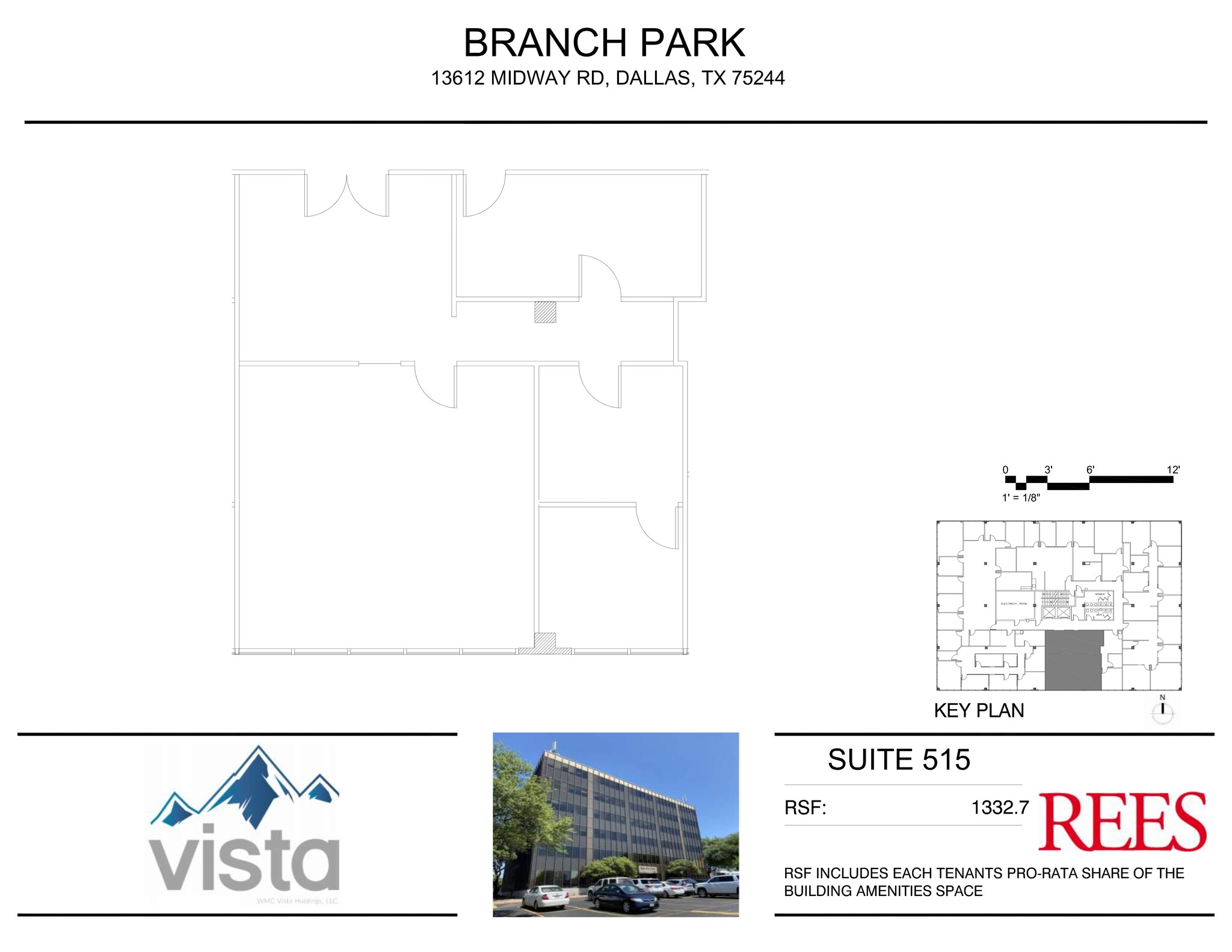 13740 Midway Rd, Farmers Branch, TX à louer Plan de site– Image 1 sur 1