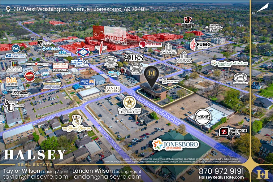 301 W Washington Ave, Jonesboro, AR à louer - Photo de l’immeuble – Image 3 sur 4