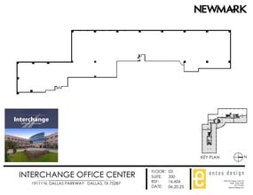 19111 N Dallas Pky, Dallas, TX à louer Plan d’étage– Image 1 sur 3