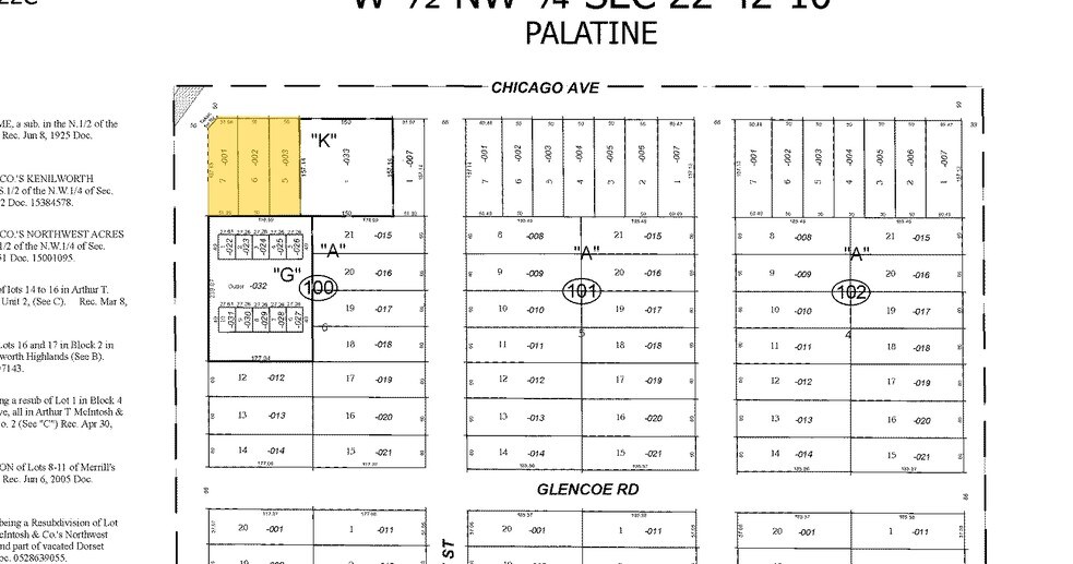 737-753 W Palatine Rd, Palatine, IL à vendre - Plan cadastral – Image 2 sur 29