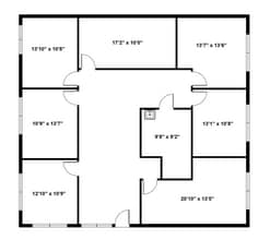 13711 W Camino Del Sol, Sun City West, AZ à louer Plan d’étage– Image 1 sur 1