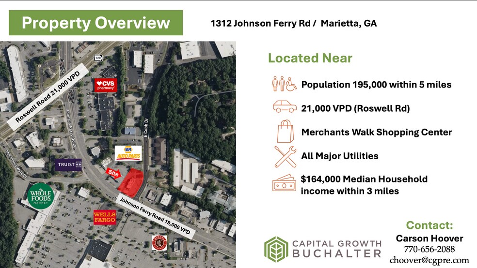 1312 NE Johnson Ferry Rd, Marietta, GA à louer - Photo de l’immeuble – Image 3 sur 7
