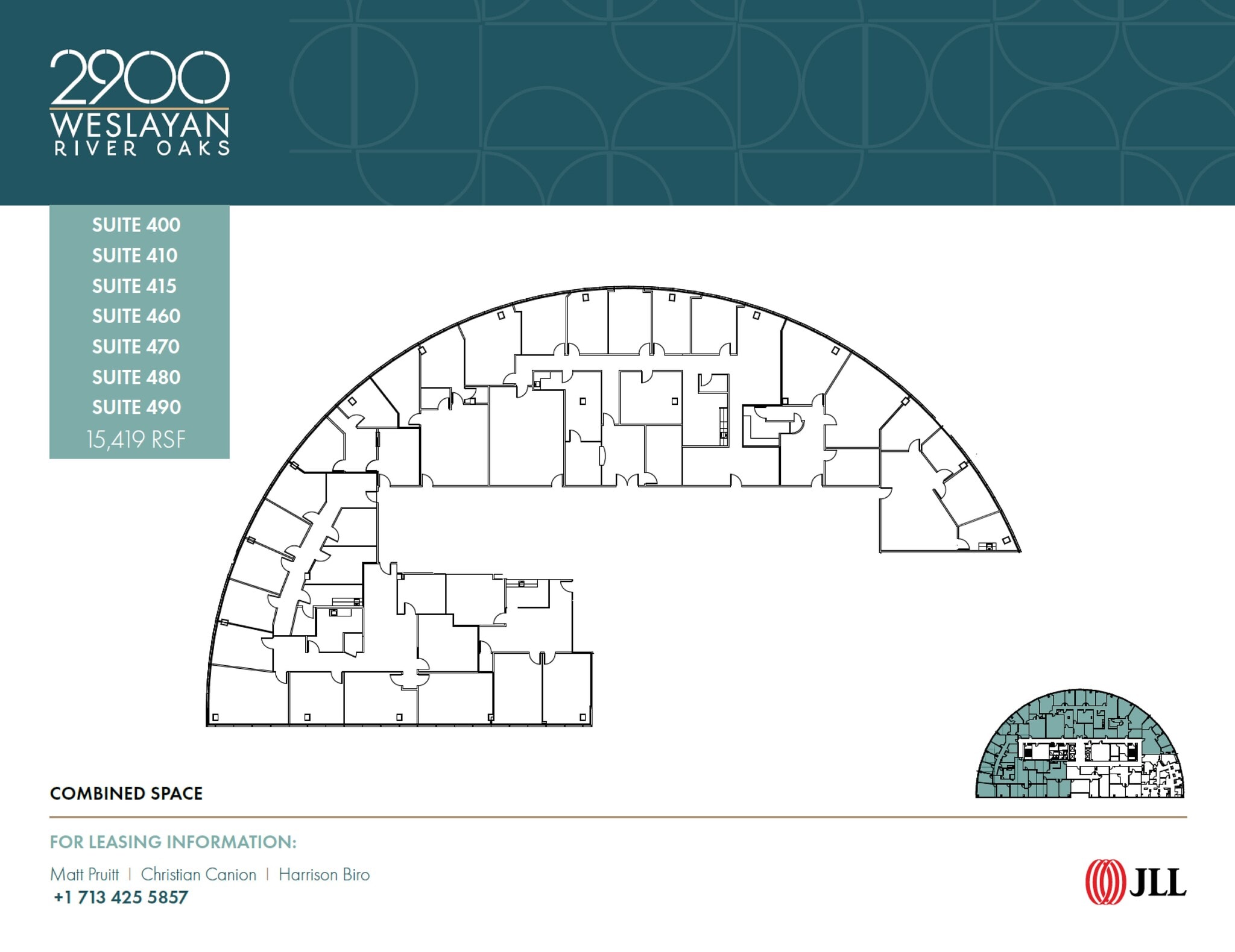 2900 Weslayan St, Houston, TX à louer Plan d’étage– Image 1 sur 1