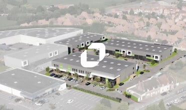 Quesnoy-sur-Deûle - VUE AÉRIENNE  vue de carte