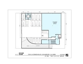 729-731 N La Cienega Blvd, Los Angeles, CA à louer Plan d’étage– Image 1 sur 1
