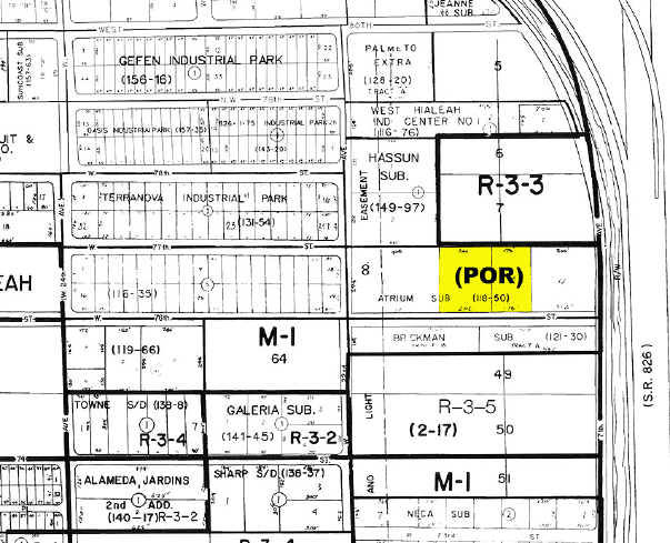 2075-2129 W 76th St, Hialeah, FL à louer - Plan cadastral – Image 2 sur 37