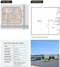 1440 S State College Blvd, Anaheim, CA à louer Plan d’étage– Image 1 sur 1