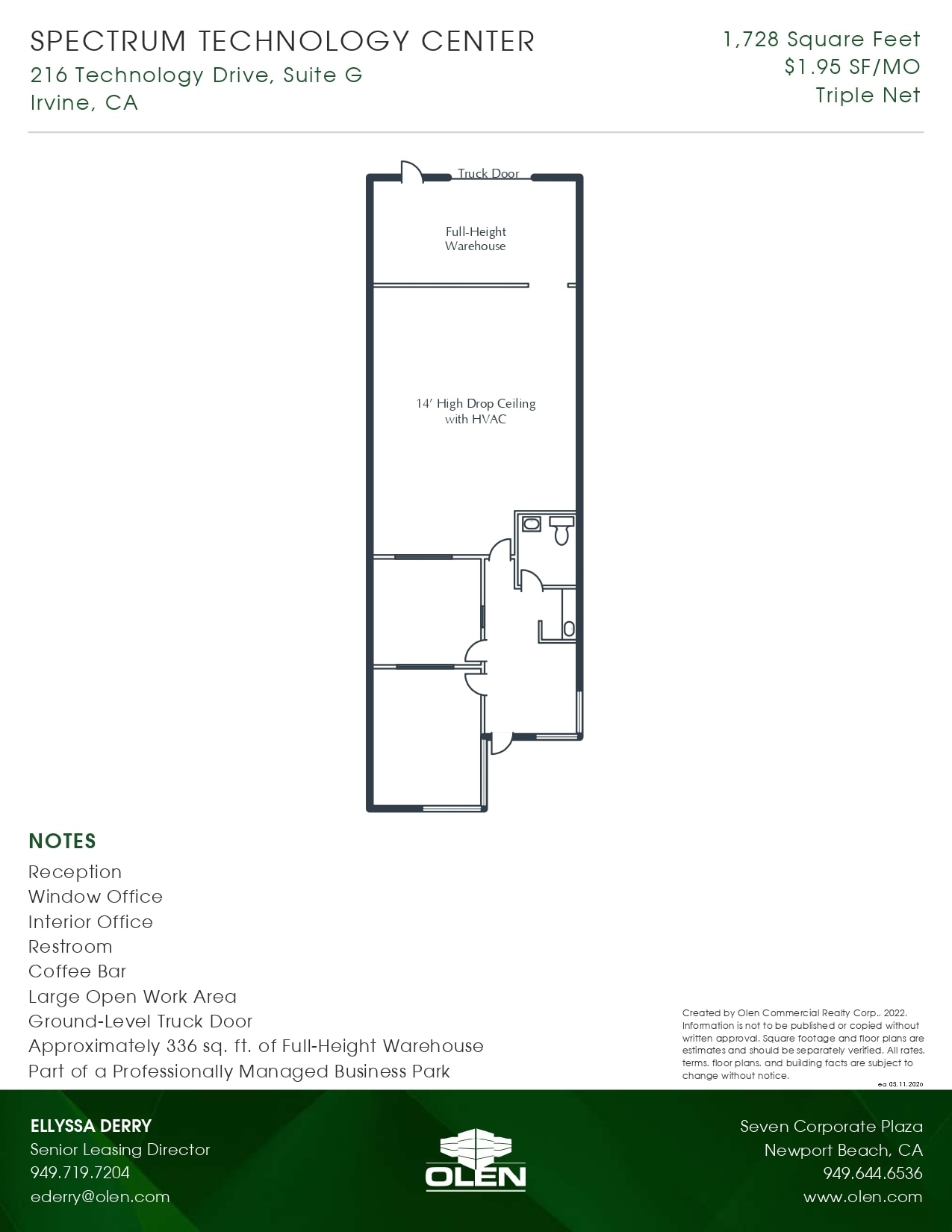 212 Technology Dr, Irvine, CA à louer Plan d’étage– Image 1 sur 1