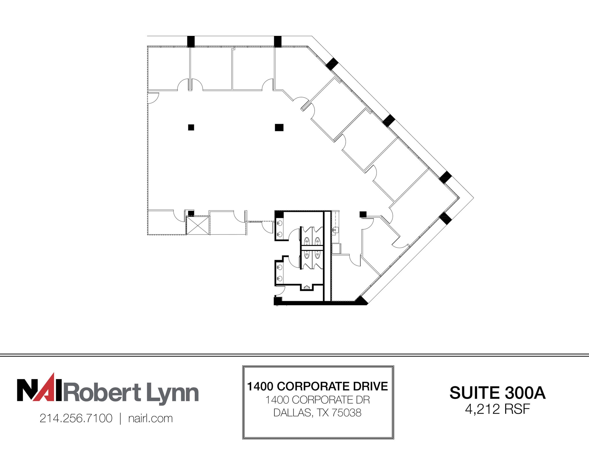 1400 Corporate Dr, Irving, TX à louer Plan d’étage– Image 1 sur 2
